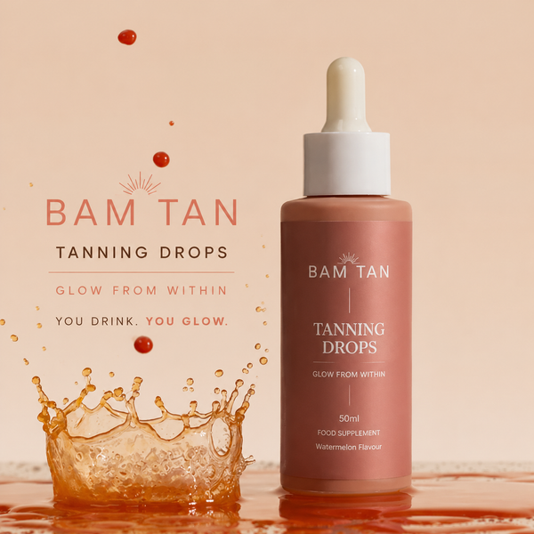 Bam Tan Sunless Tanning Drops improves skin tone